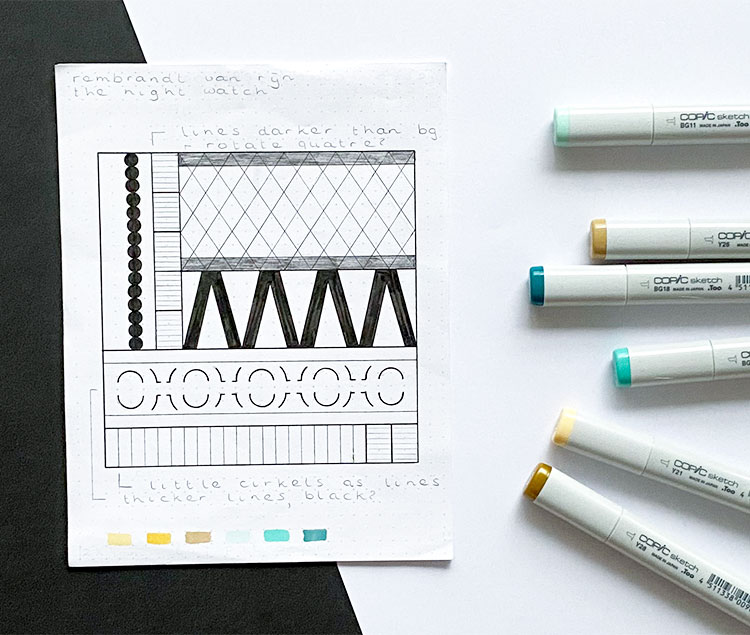 Sketch for The Night Watch