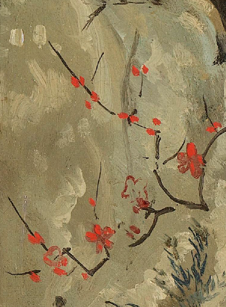 Detail of Girl in a White Kimono