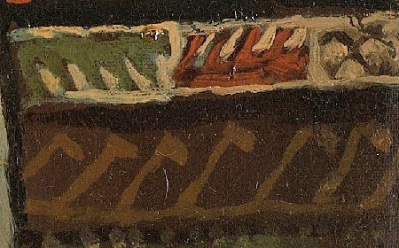 Detail of Girl in a White Kimono