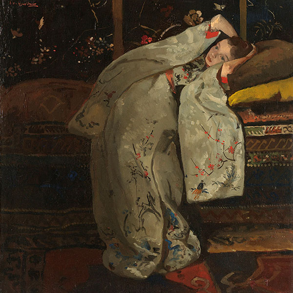 Girl in a White Kimono