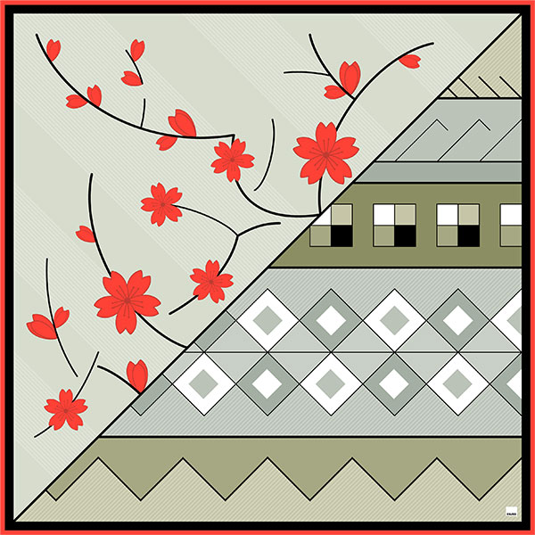 Design for Girl in a White Kimono