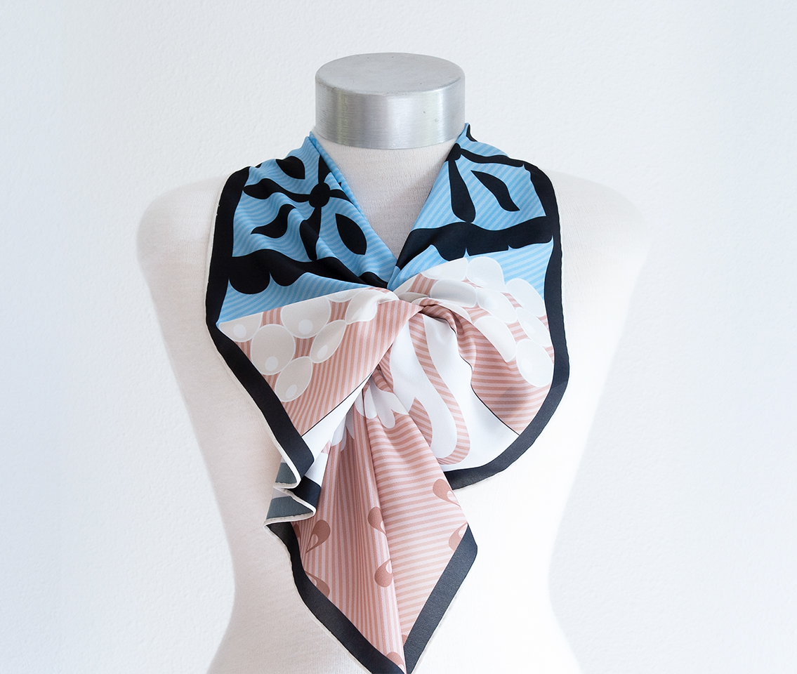 Scarf for Portrait of a Girl Dressed in Blue