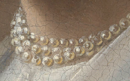 Detail of Portrait of a Girl Dressed in Blue