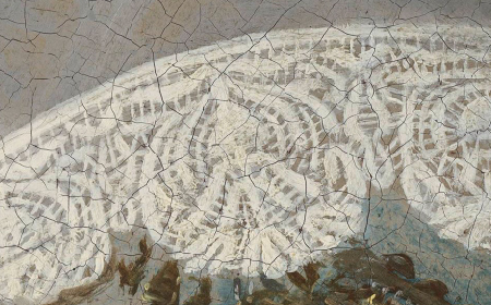 Detail of Portrait of a Girl Dressed in Blue