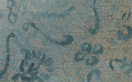 Detail of Portrait of a Girl Dressed in Blue