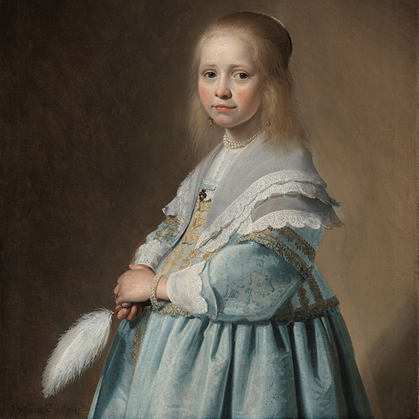 Portrait of a Girl Dressed in Blue