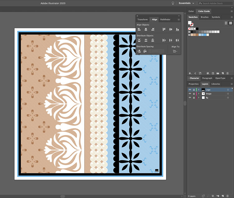 Digital for Portrait of a Girl Dressed in Blue