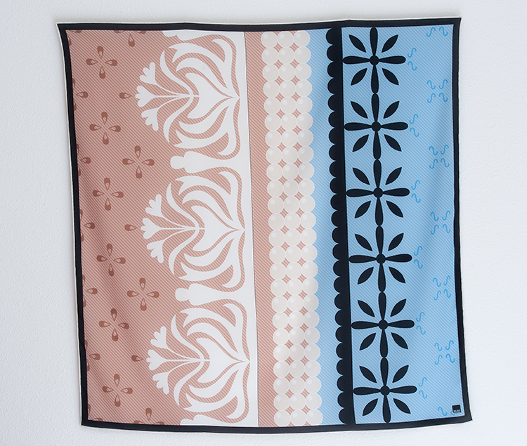 Scarf for Portrait of a Girl Dressed in Blue